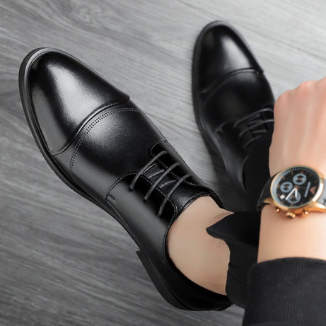 Men's Leather British Style Casual Shoes