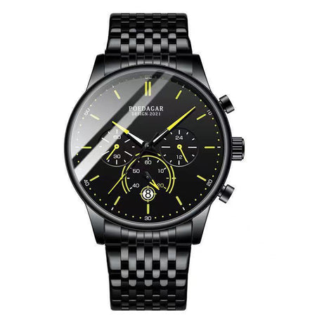 Men's Waterproof Multi-functional Quartz Watch