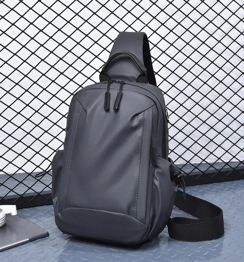 Men's Multi-Compartment Fashion Casual Chest Bag