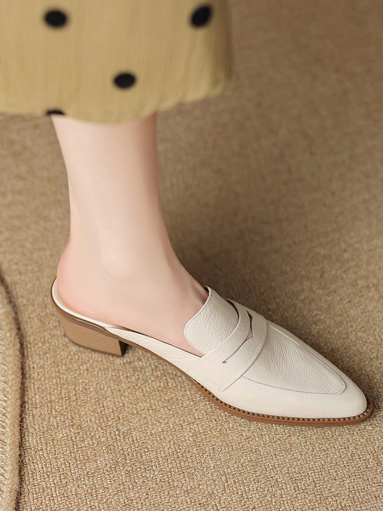 Women's Medium Heel Slippers