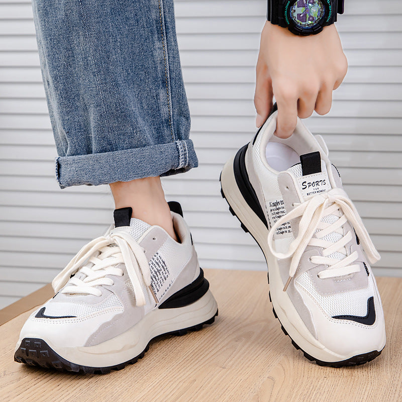 Men's Low-Top Suede Stitching Forrest Gump Running Shoes