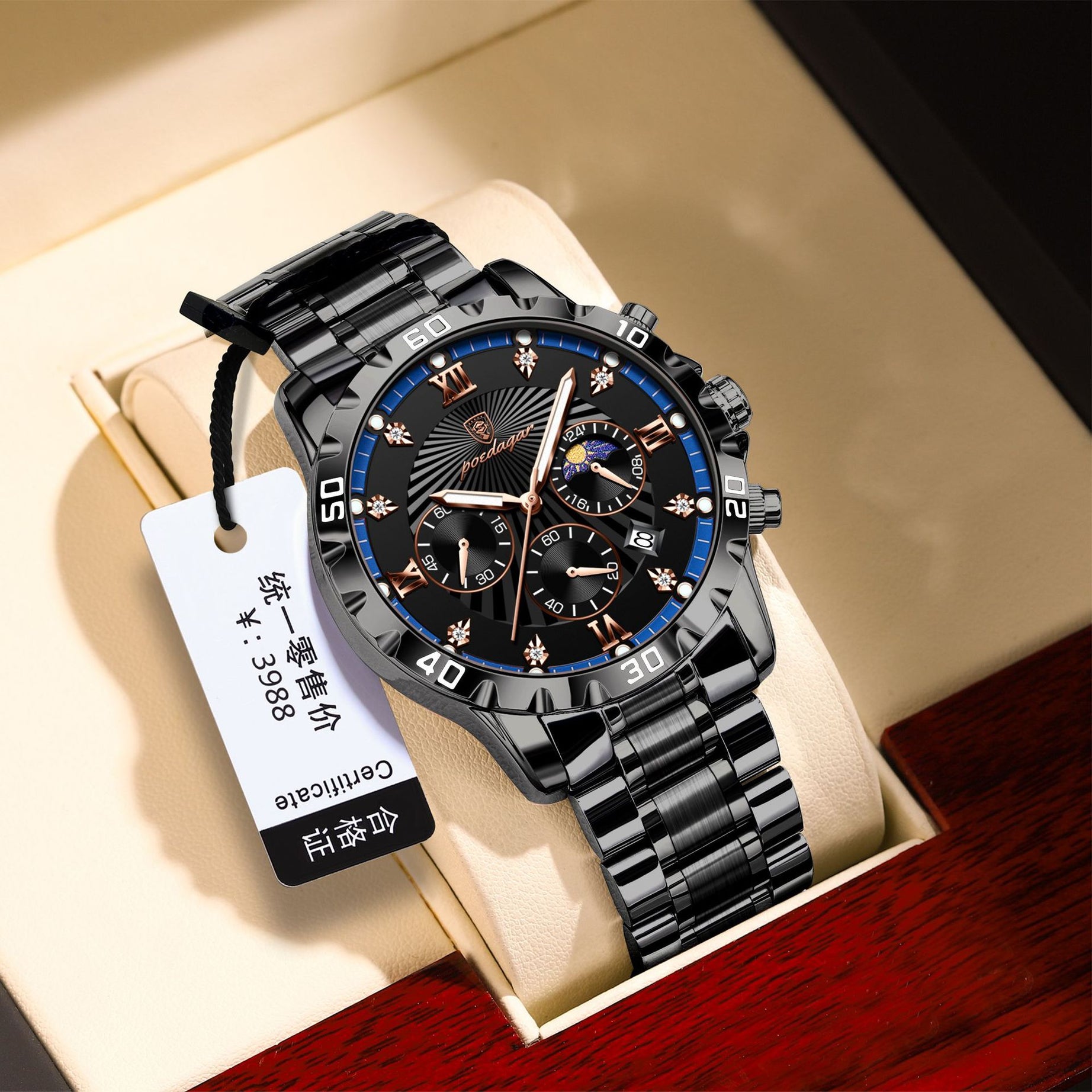 Men's Multi-functional Quartz  Watch