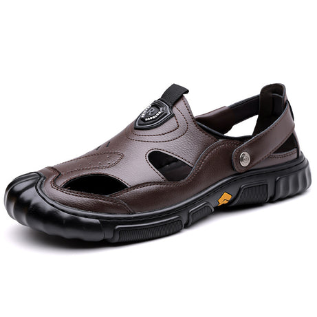 Men's Leather Breathable Casual Sandals