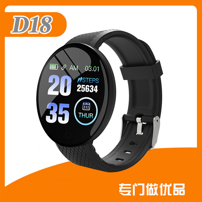 Sports Bluetooth Smart Watch D18 Waterproof