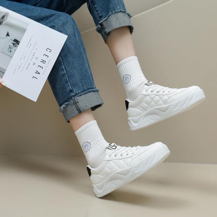 Women's Fashion Platform Casual Sneakers (In Stock)