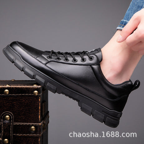 Men's Leather Fashion Trend Casual Shoes