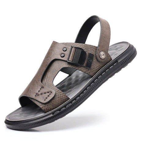 Men's Leather Wear-Resistant Casual Sandals