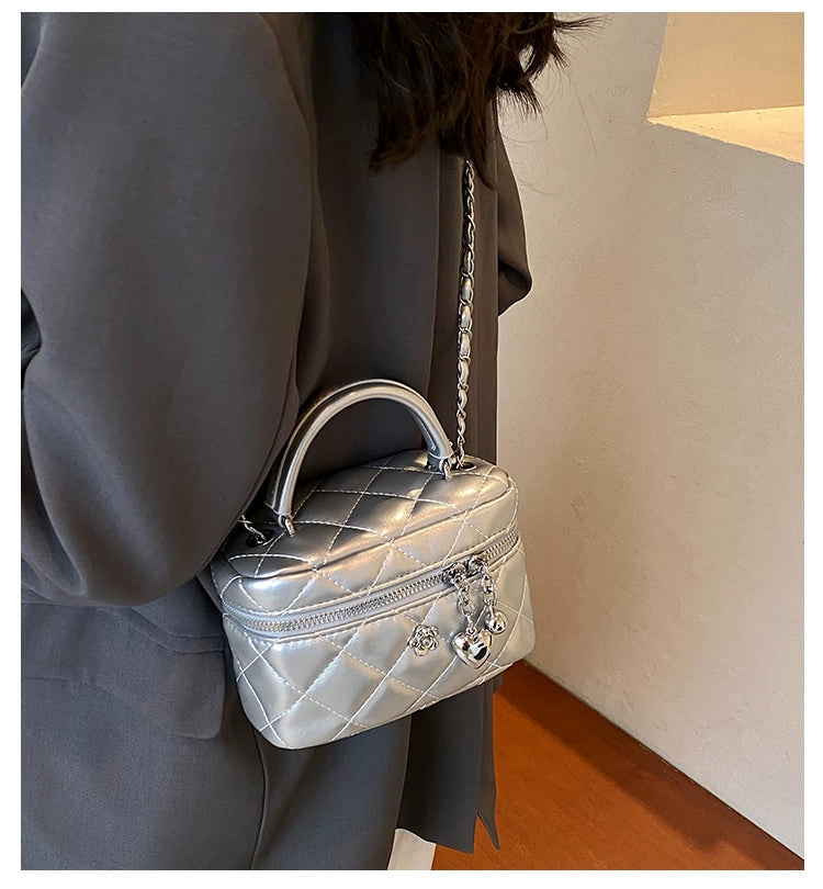 Women's Luxury Retro Box Chain Bag