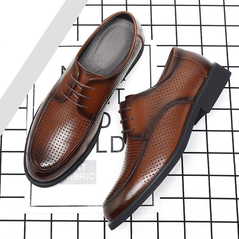 Men's Leather Business Formal Shoes (In Stock)