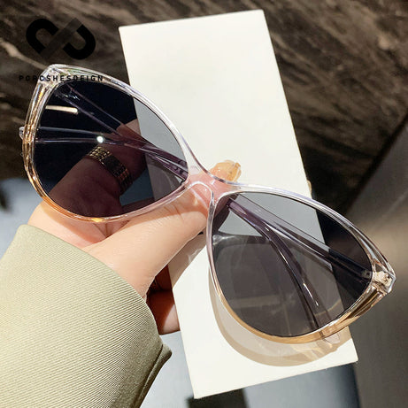 Women's Large Frame Cat Eye Retro Sunglasses