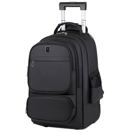Men's Multi-Layer Travel Trolley Backpack