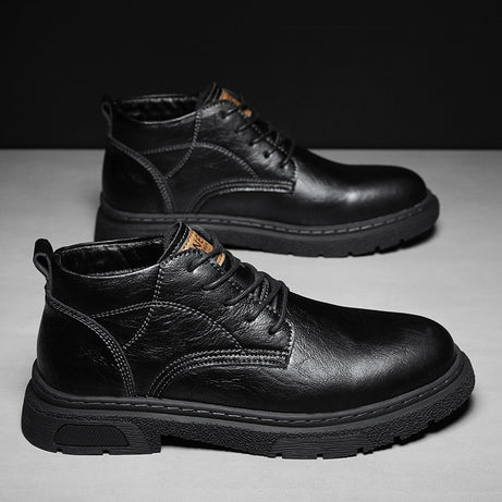 Men's Fashion British Style Leather Shoes