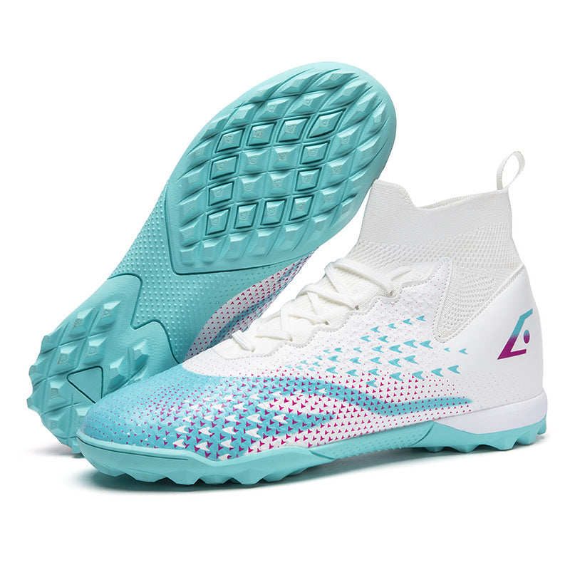 Men's Fly-Woven Football High-Top Sports Shoes