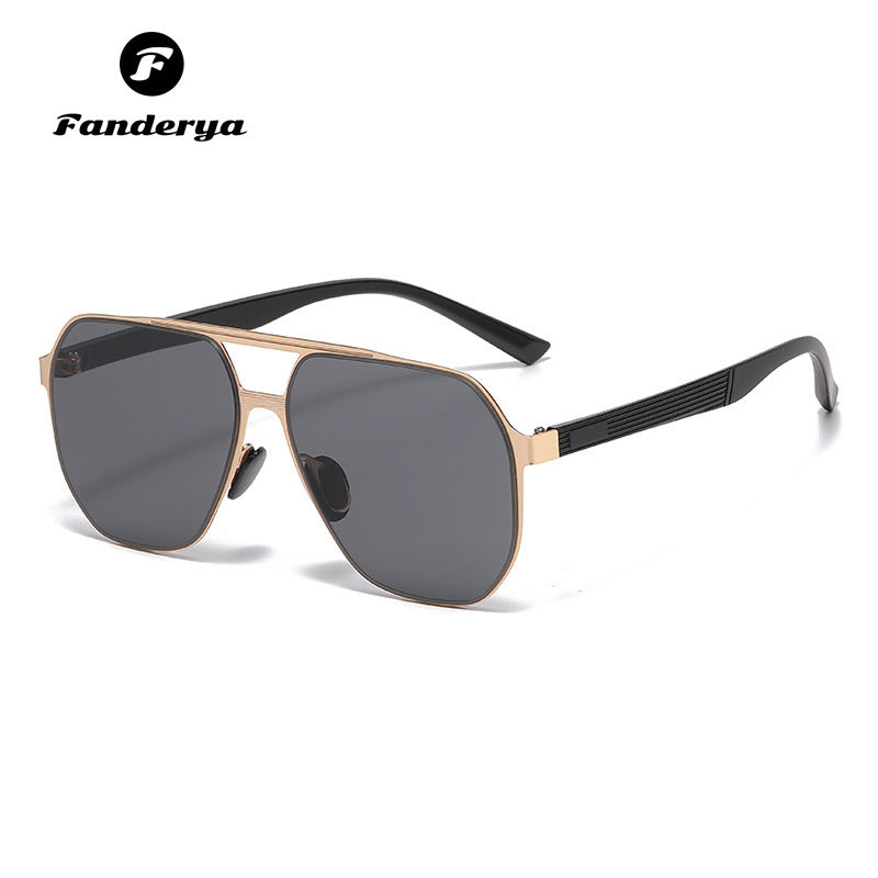 Men's Large-frame Trend UV-proof Sunglasses