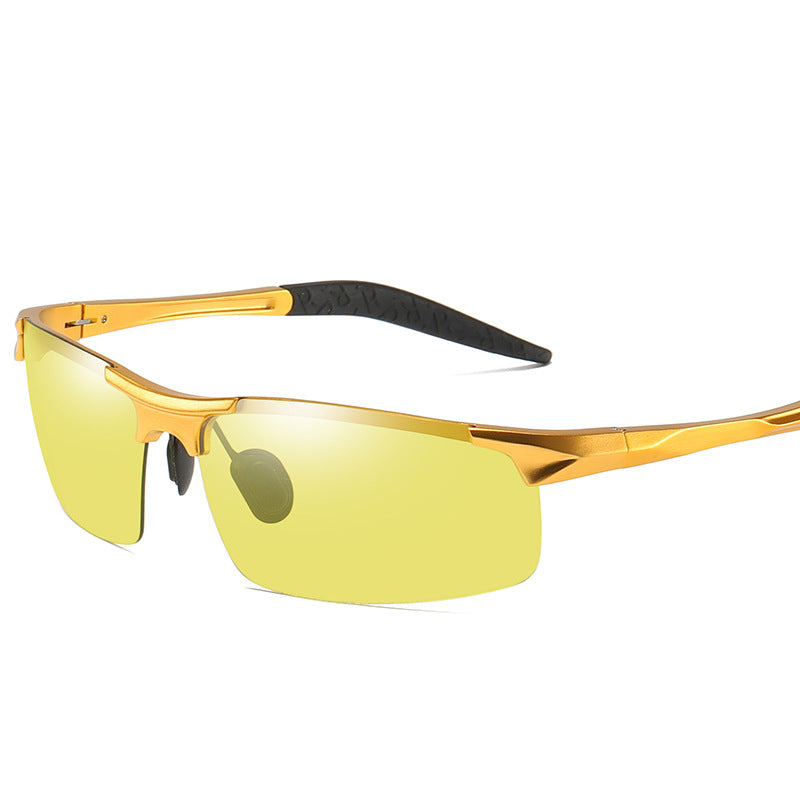 Men's Color-changing Sports Aluminum Polarized Sunglasses