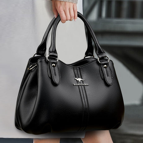 Women's Leather Stylish Large Capacity Handbag