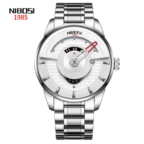 Men's Steel Belt Small Display Quartz Watch