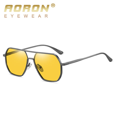 Men's Color-Changing Polarized Aluminum Sunglasses