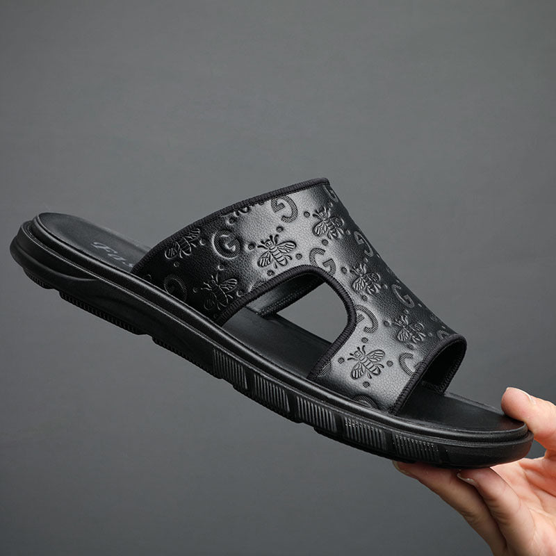 Men's Leather Breathable Casual Sandals