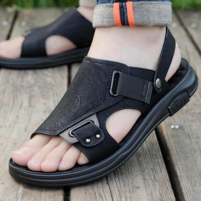Men's Leather Breathable Cool Sandals