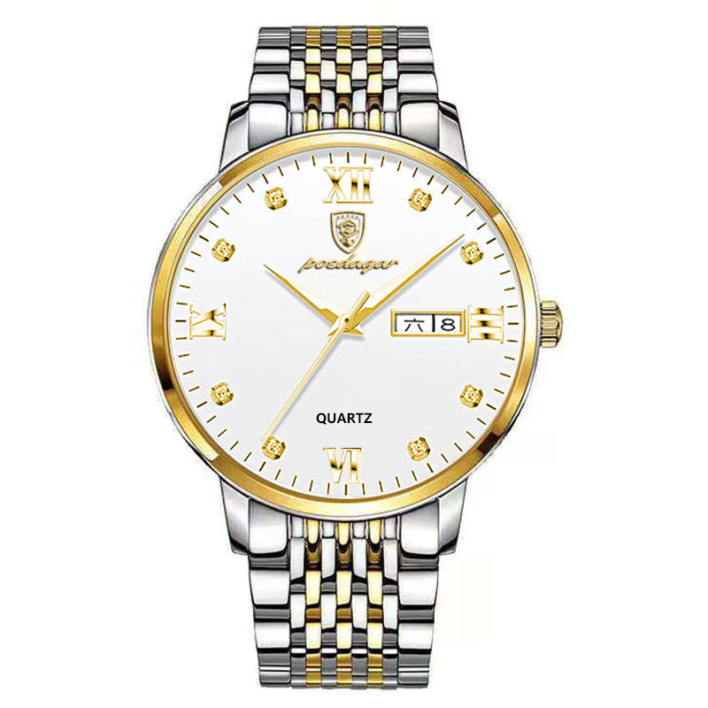 Men's Waterproof Luminous Ultra-thin Quartz Watch