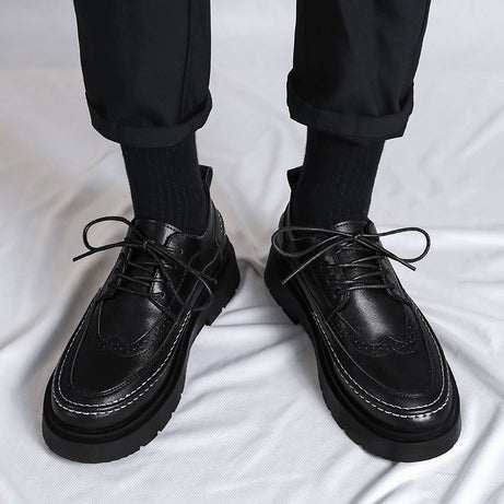 Men's Leather British Trend Fashion Outdoor Shoes