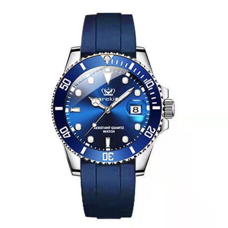 Men's Multi-functional Silicone Tape Watch
