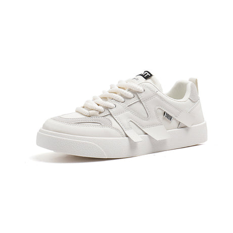 Women's Leather Breathable Versatile Sneakers