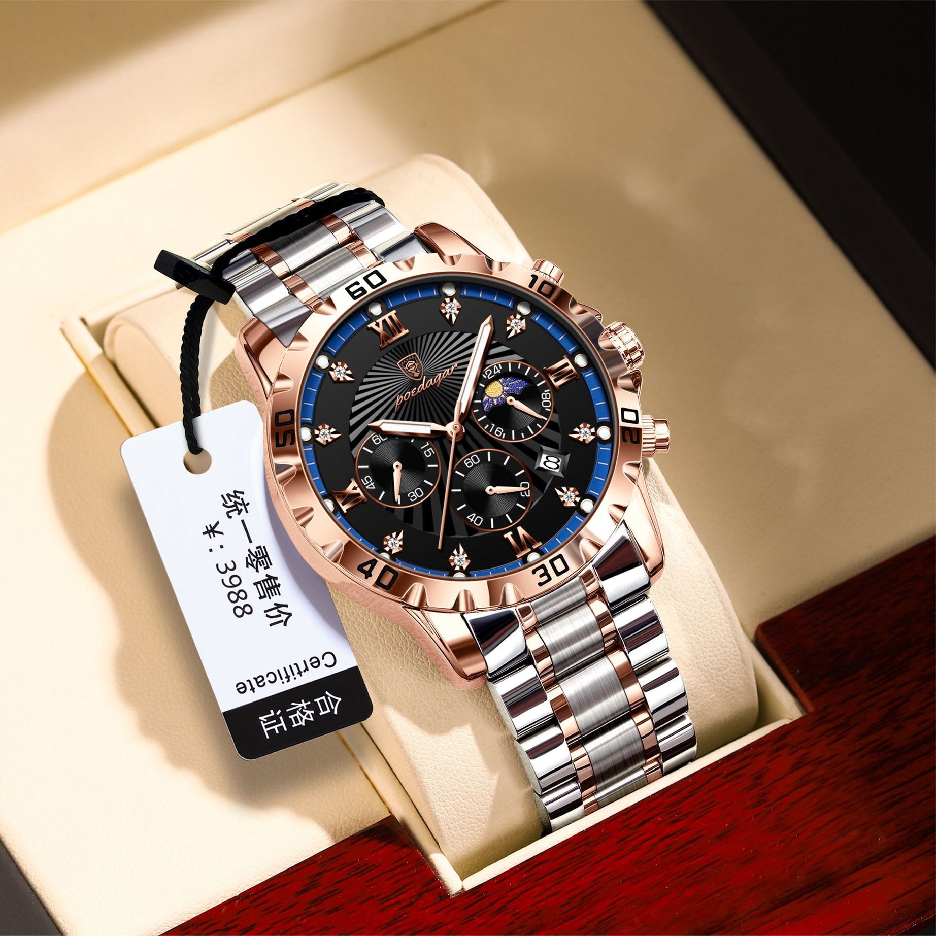 Men's Multi-functional Quartz  Watch