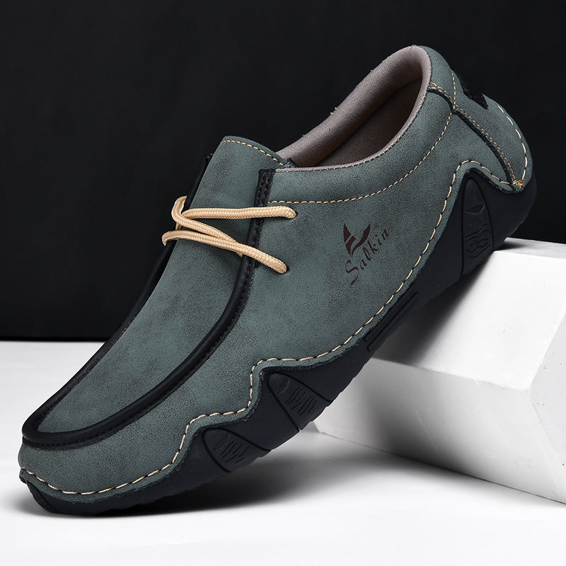Men's Leather High-End Loafers Casual Shoes