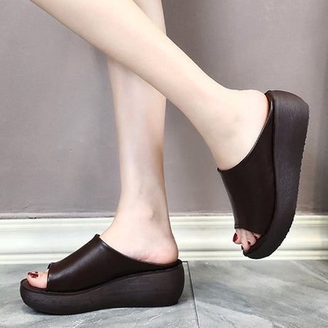 Women's Cool slippers Korean Fashion heel