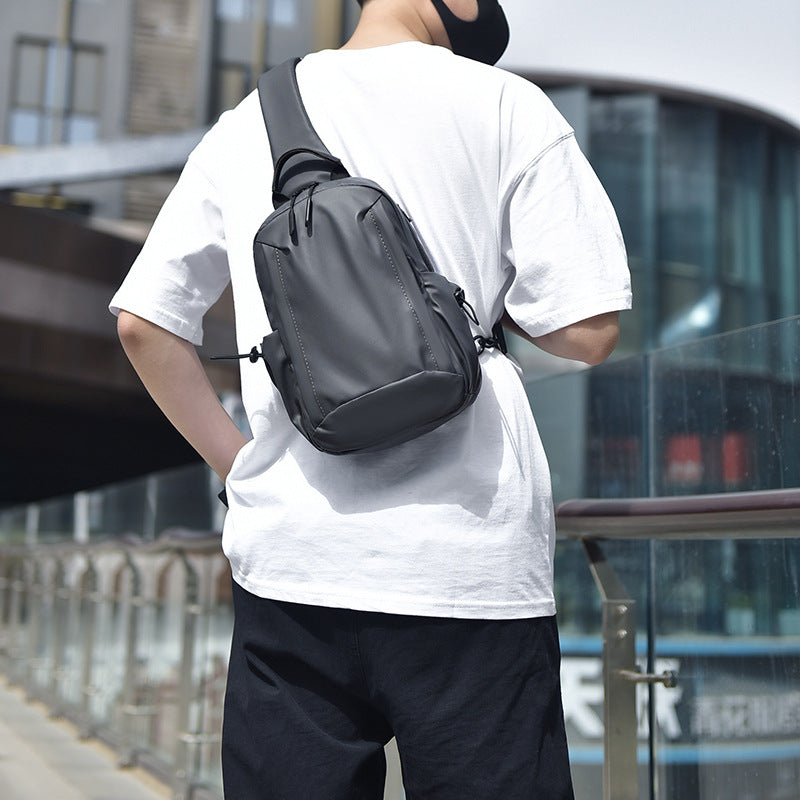 Men's Multi-Compartment Fashion Casual Chest Bag