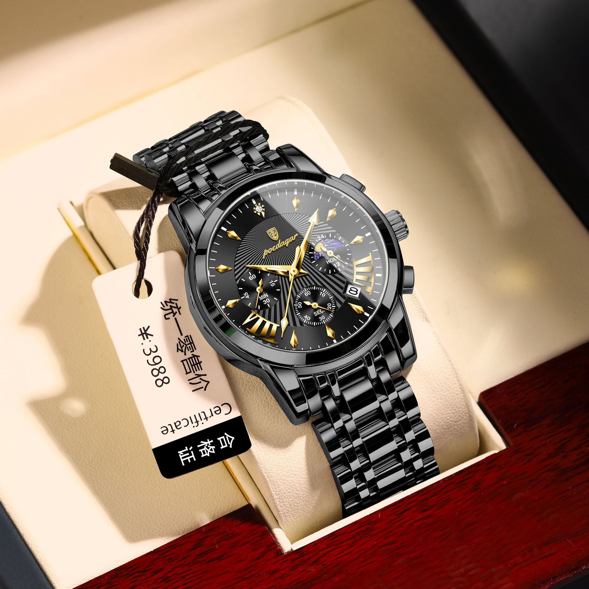 Men's Multi-functional Quartz Watch