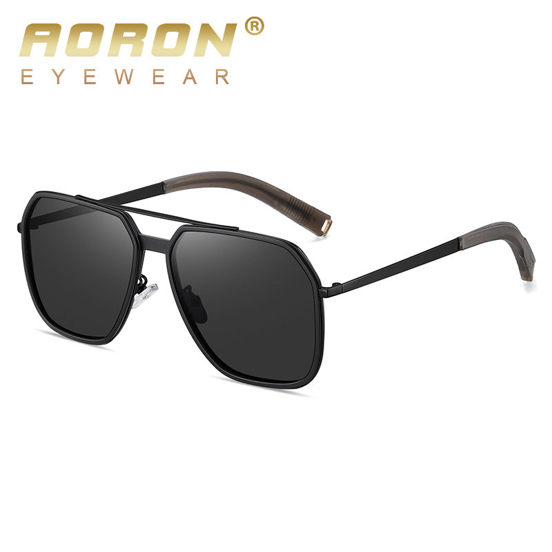 Men's Aluminum Magnesium Large Frame Sunglasses
