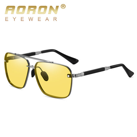 Men's Polarized Fashion Square Sunglasses