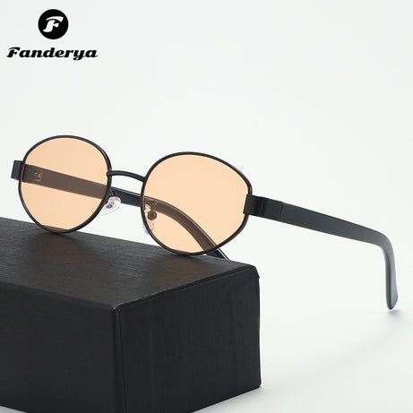 Women's UV-Protract Trendy Metal Sunglasses