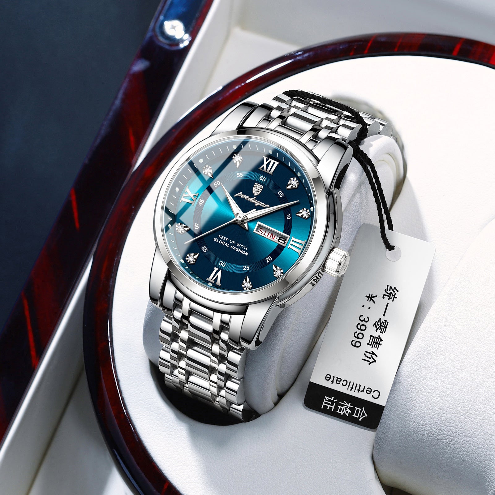 Men's Stainless Steel Explosion  Watch