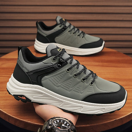 Men's Microfiber & Mesh Outdoor Casual Shoes