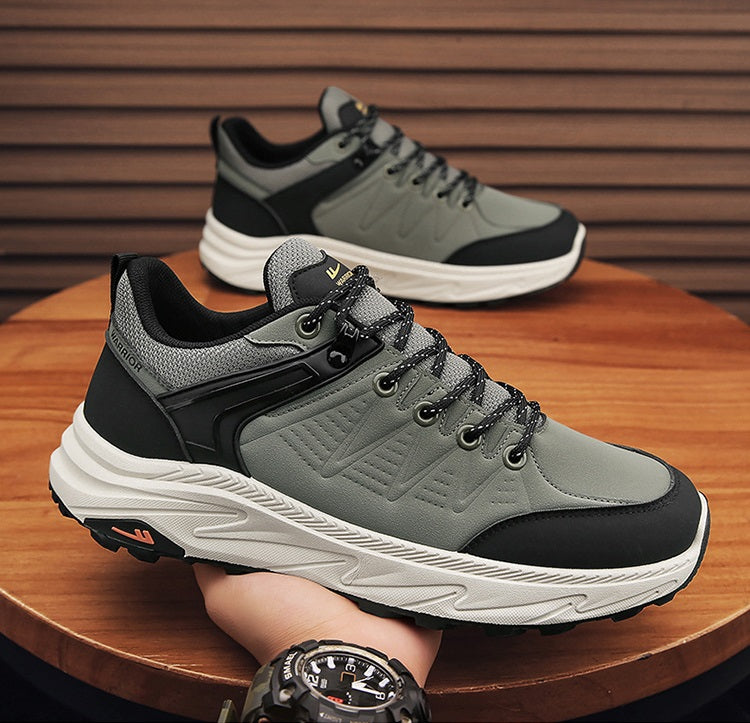 Men's Microfiber & Mesh Outdoor Casual Shoes