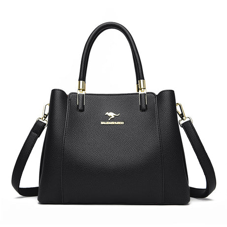 Women's Leather Trendy Shoulder Handbag