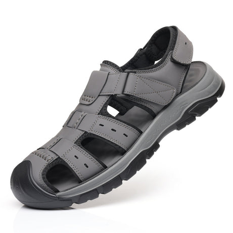 Men's Leather Outer Wear Casual Sandals