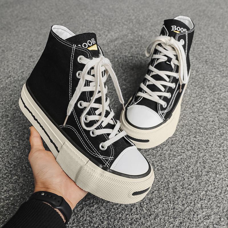 Men's High Top Trendy Canvas Casual Shoes
