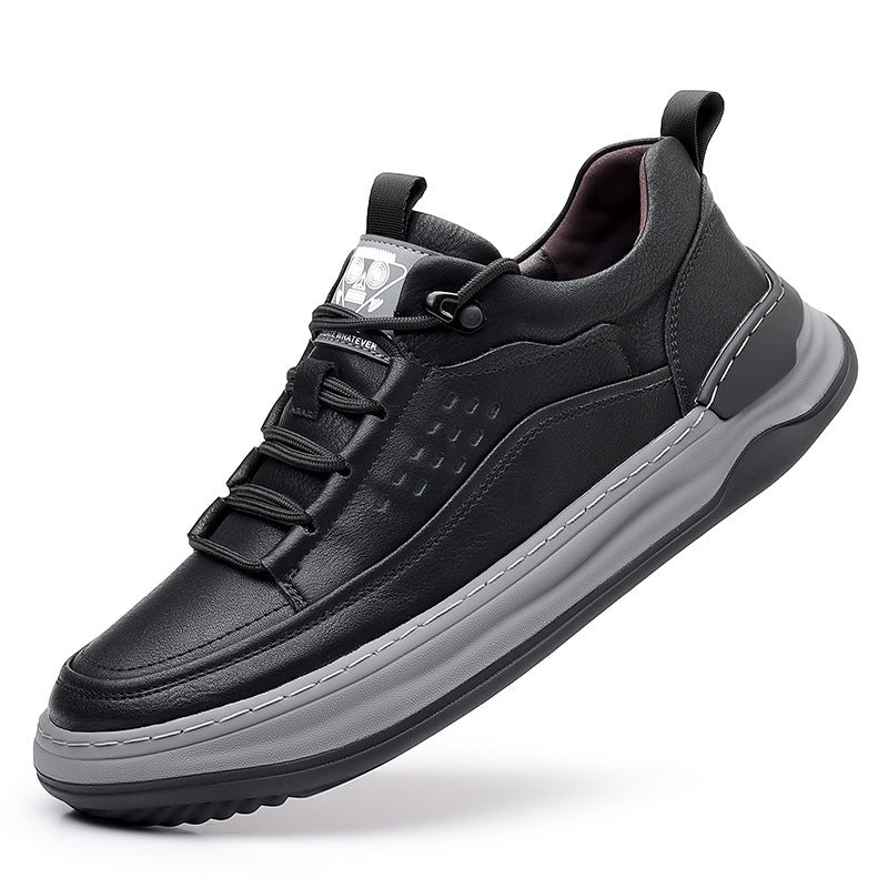 Men's Leather Versatile Trendy Casual Shoes