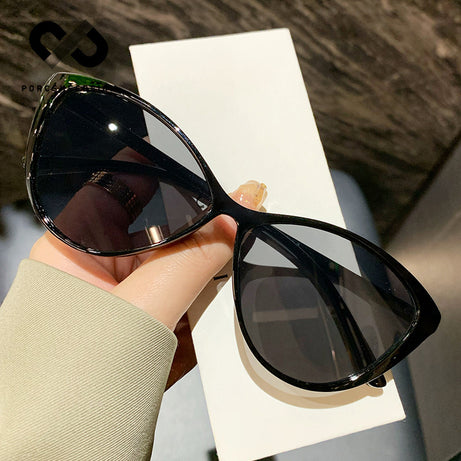 Women's Large Frame Cat Eye Retro Sunglasses