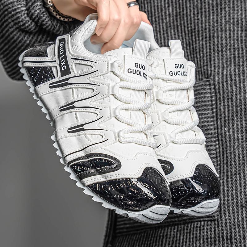 Men's Fashion Microfiber Trendy Casual Shoes