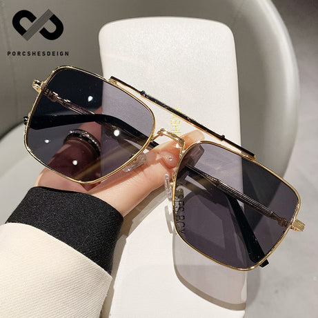 Women's Metal Trendy Sunshade UV-proof Sunglasses