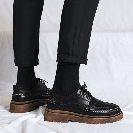 Men's Leather British Trend Fashion Outdoor Shoes