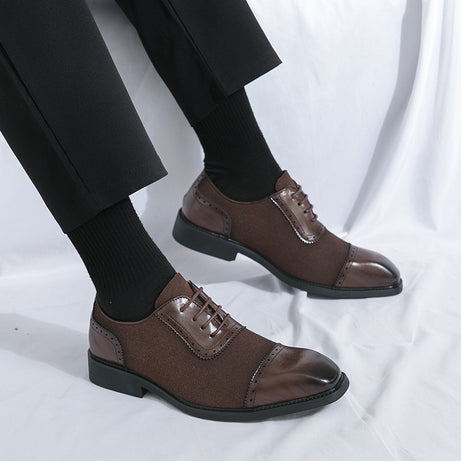 Men's Leather British Style Fashionable Shoes