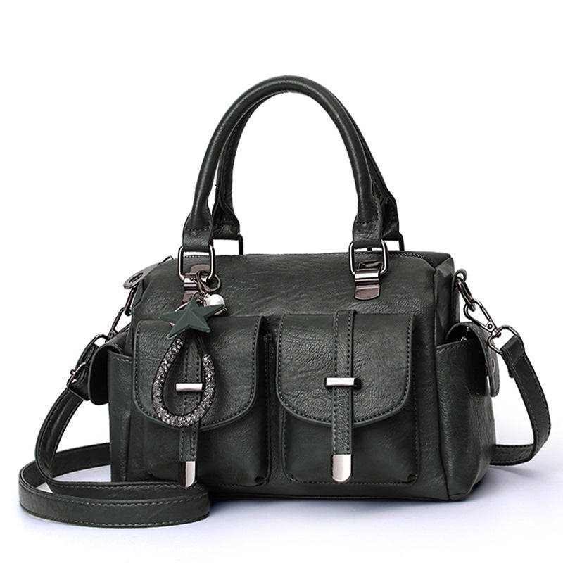 Women's Fashion Handbag Soft Leather Large Capacity Bag