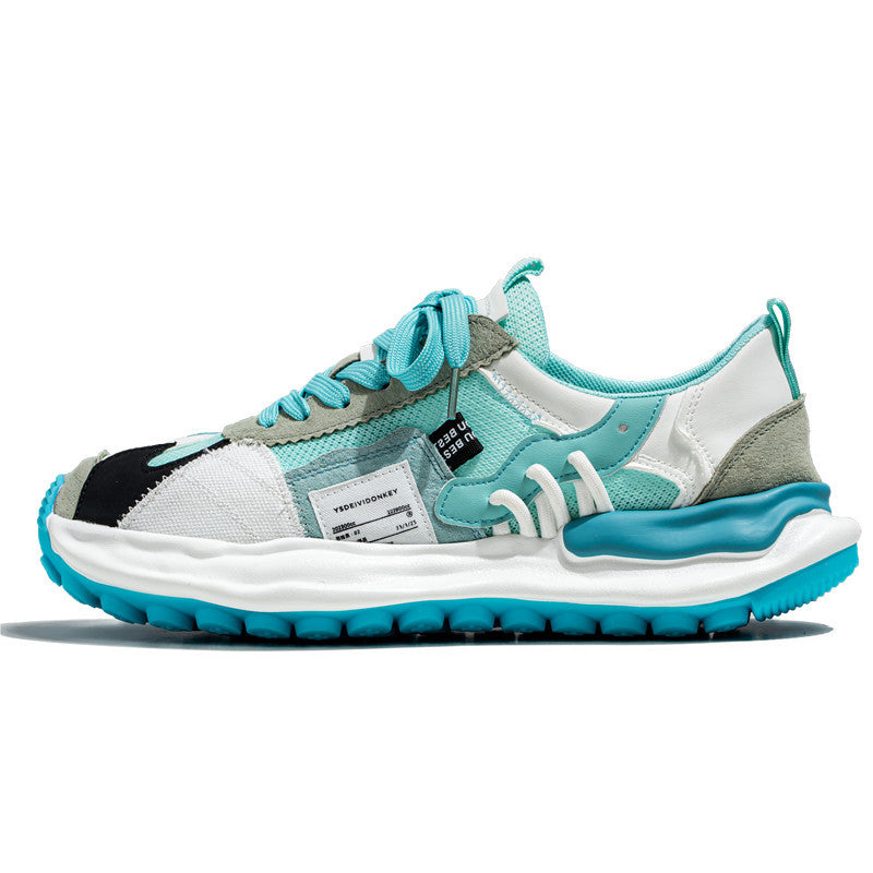 Men's Trendy Splicing Dissolving Running Shoes